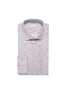Chemise à motif en coton