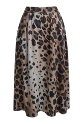 XXL PRINTED VISCOSE SKIRT female