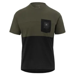 Maglia Da Enduro A Maniche Corte Ride Green / Black