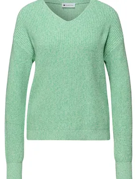 V-neck moulinÃ© female - 36 - FashionsVida