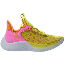 Childrens Unisex Curry Flow 9 Sesame Street Yellow Kids Trainers - Size Uk 3