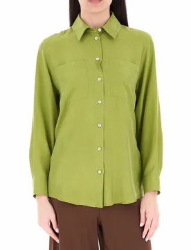 Camicia in seta PISTACCHIO 46 - Marella - FashionsVida
