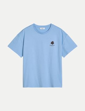 Marc O' Polo Relaxed- Fit T-Shirt mit Logo Blau L