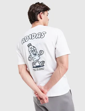 Water Graphic T-Shirt - Herren, Weiss - male - Size: XS - adidas Originals - FashionsVida