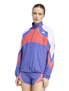 Adizero Archive Jacket Damen Jacken - Blau - Größe L (42-44) - Poly Mesh Blue L (42-44)