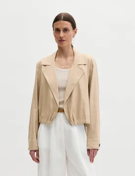 Chaqueta interior relajada de viscosa lino stretch - MARC O'POLO - FashionsVida