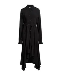 Vestido midi Mujer Negro 40 Mujer