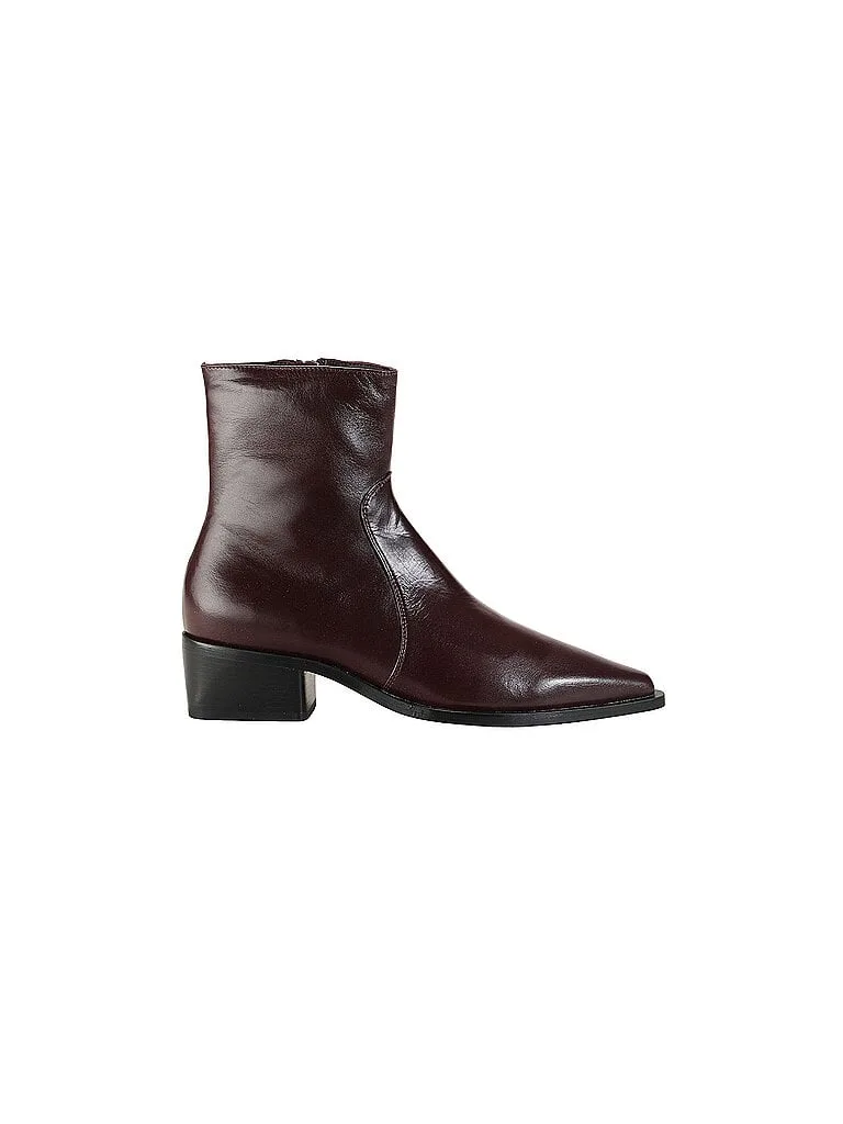 Stiefelette ELYSE dunkelrot 41 damen - POMME D'OR - FashionsVida