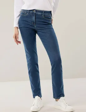 Five Pocket Highstretch-Denim, Regular Fit#normale Größen#Kurzgrößen#Langgrößen, Farbe Blau, 76, super weich super elastisch Damen - Walbusch - FashionsVida
