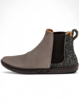 Para mujer. 25310PET0005_001 Botines de piel Pleasant-Wulf (37), Plano, Ninguno, Clásico