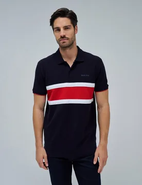 Polo de hombre tricolor - Salsa Jeans - FashionsVida