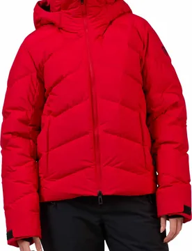 Veste de ski imperméable en duvet - W Wispile Ripstop Down Jacket Ruby Red - Taille M - Rouge - Rossignol - FashionsVida