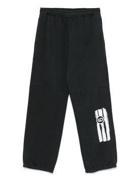Pantaloni della tuta in cotone con logo