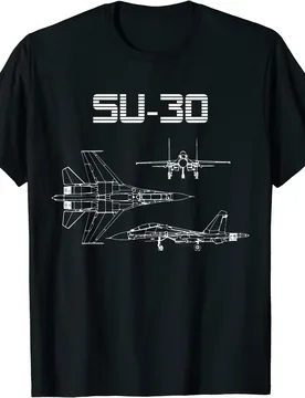 Su-30 Fighter Plane Warbird Blueprint Schematics Diagram Men T-Shirt Short Sleeve Casual Cotton O-Neck Summer T Shirt - Aliexpress - FashionsVida
