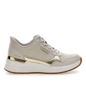 Sneakers beige con dettagli oro e soletta Memory Foam Billion 2 Top-Tier 38 - Skechers - FashionsVida