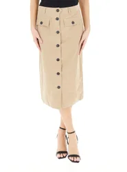 Gonna Midi Cotone LIU JEANS BEIGE 38
