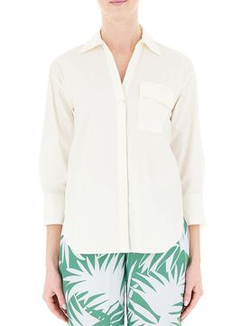 Camicia in cotone LIU JEANS BURRO 44