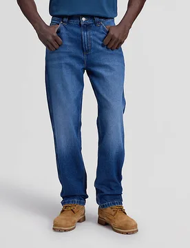 Workwear Haden Relaxed Straight Jean Quiet Rain Größe 30x32 male - Lee - FashionsVida