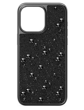 Custodia per smartphone High, Cristalli Flat Back, iPhone® 15 Pro Max, Nero OS