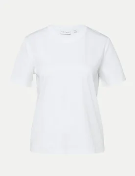 Comma Regular-Fit T-Shirt Weiß 44 - Comma - FashionsVida