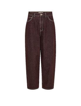 Jeans Balloon Fit MMSCOTTIEMARBLE rojo oscuro 31