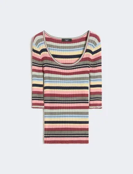 Maglia a coste donna multicolor - Max Mara - FashionsVida