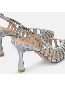 Zapatos de salón de mujer con la puntera afilada efecto cristal - Alma en Pena - FashionsVida