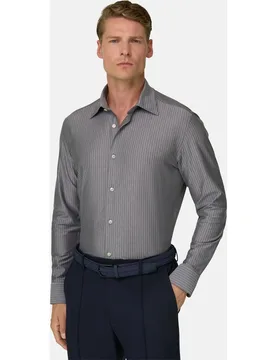 Camisa polo a rayas en jersey japon�s regular fit - Boggi Milano - FashionsVida