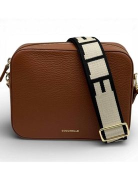 Tracolla Tebe Donna Cognac in Pelle