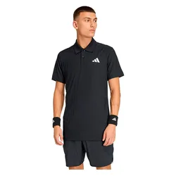 Tennis Climacool+ Airchill Freelift Short Sleeve Polo Black M