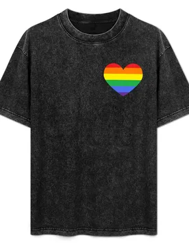Gay Heart (B) T-Shirt Breathable Mesh Panel T-Shirt - Aliexpress - FashionsVida