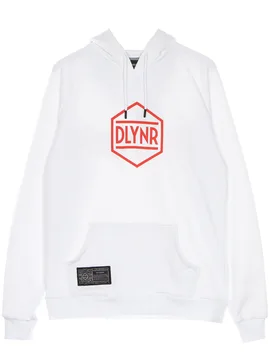 Felpa Cappuccio Uomo Logo Dlynr Hoodie White - DOLLY NOIRE - FashionsVida
