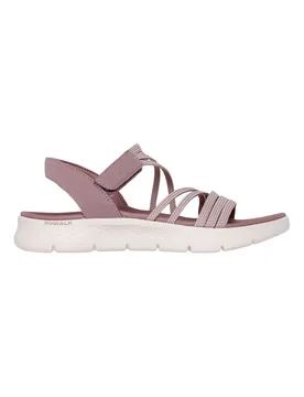 Sandali rosa con fasce elastiche Go walk flex sandal 40 - Skechers - FashionsVida