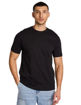 Moswood Herren T-Shirts - Schwarz - Größe M - Baumwoll-Jersey Black M - LCKR - FashionsVida