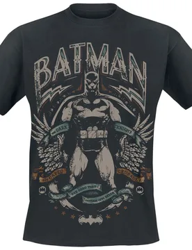 DC Comics T-Shirt - Crusader - S bis XXL - für Männer - Größe XXL - schwarz - Lizenzierter Fanartikel - Männer - male - Batman - FashionsVida