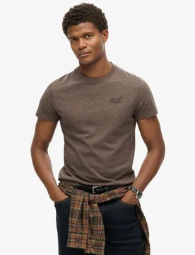 Superdry Herren Essential Logo T-shirt Braun - Größe: S - 29.99 - FashionsVida