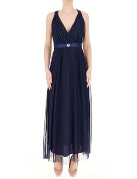 Abito lungo tulle BLU NOTTE XS