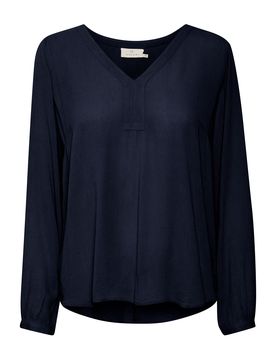 Kaffe Blusa 'Amber' azul oscuro