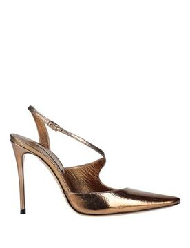 Zapatos de salón Mujer Bronce 35 Mujer