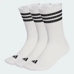 Calze 3-Stripes imbottite a metÃ  polpaccio confezione da 3 paia 49-51 White / Black / Black
