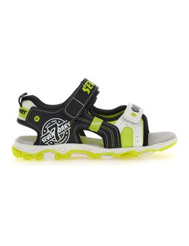 Sandali Sportivi 1638046 Neri e Gialli 31