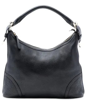 Medium Pebbled Calfskin ssima Trim Signoria Shoulder Bag - Gucci - FashionsVida