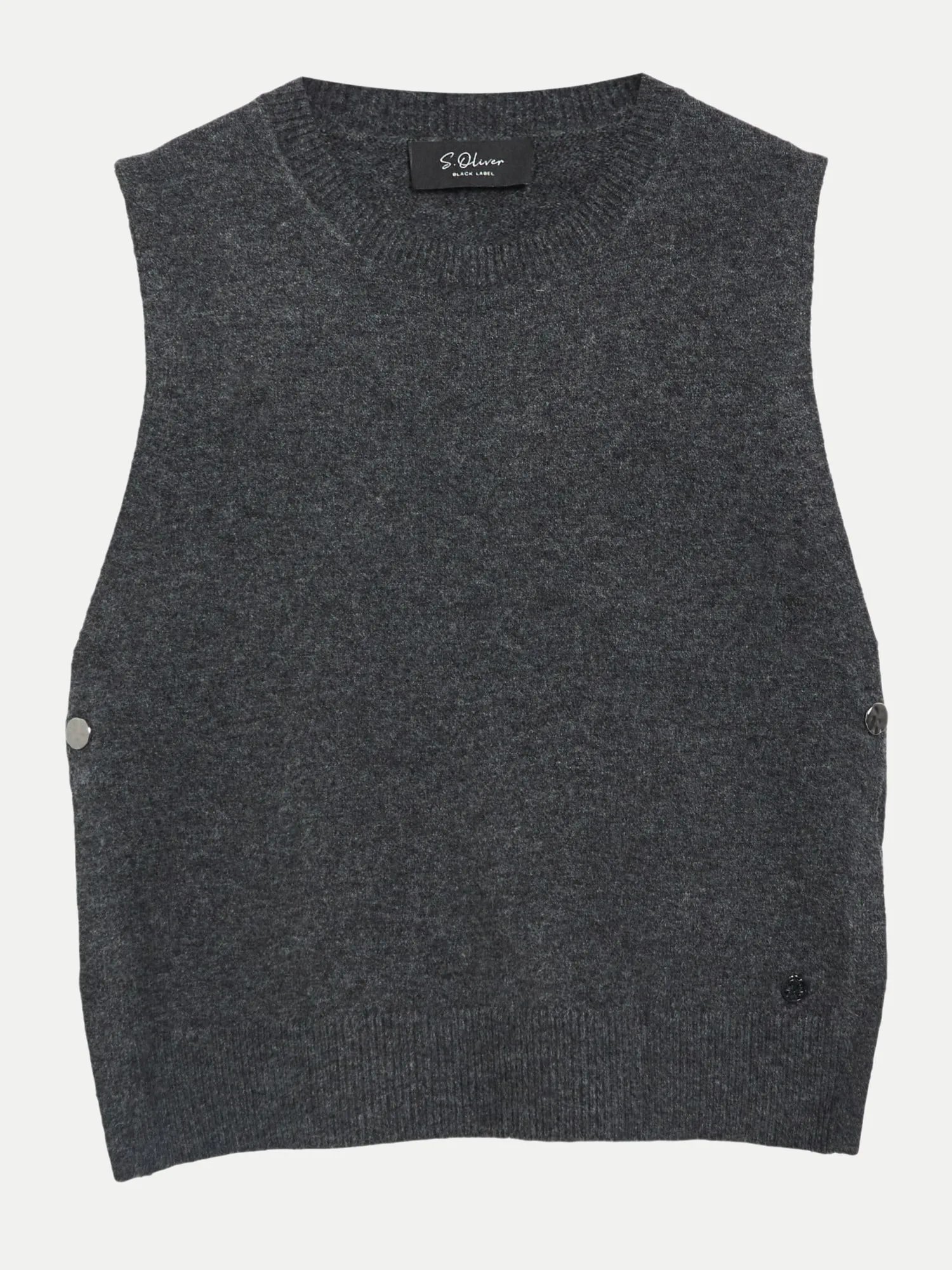 BLACK LABEL Strickpullunder Grau 46 - S. Oliver - FashionsVida