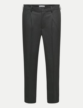 Tapered-Fit Chino Hose Miro Grau XXL