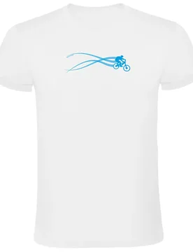 Maglietta A Maniche Corte Mtb Estella White - Kruskis - FashionsVida