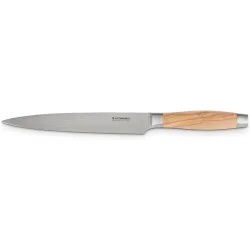 Cuchillo del chef con mango de madera de olivo LeCreuset