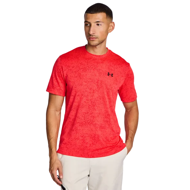 Tech Men T-Shirts - Red - Size XL - Poly Jersey - Red - Size: Extra Large - Under armour - FashionsVida