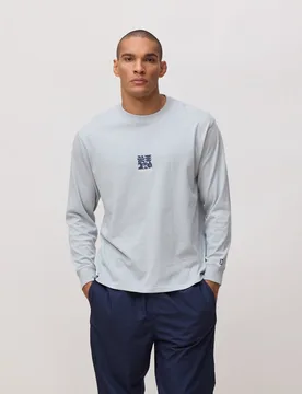 Camiseta de hombre manga larga glance frost - Blue Banana - FashionsVida