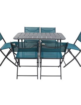Tlg. Gartenset "Sumila" 110 x 55 Türkis