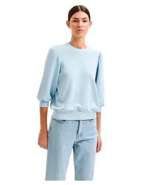Blouse à Manches 3/4 Tenny Cashmere Blue S